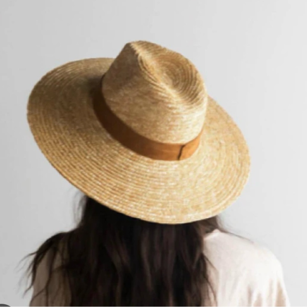 GIGI PIP Isla Straw Fedora Hat Women’s One Size